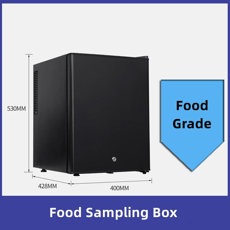 Single Door Mini Electric Portable Cooler 40L Frost-Free Stainless Steel Low Noise Refrigerator Household Energy Efficient Child