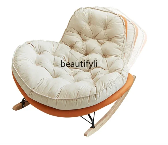 

Snail rocking chair Adult recliner balcony Home leisure living room Lazy sofa, leisure chair