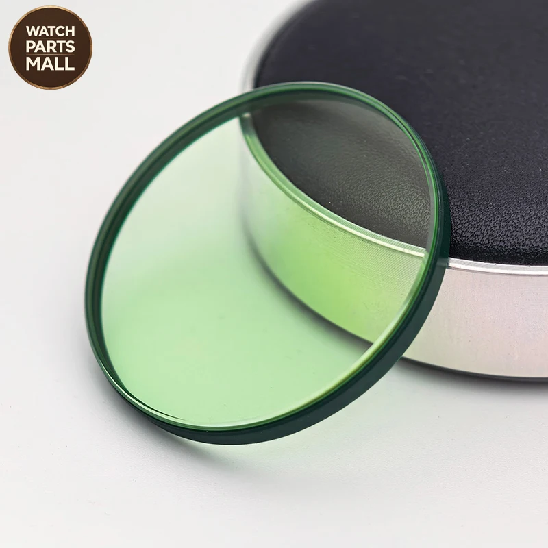 Green Mineral Watch Glasses For RLX MILGAUSS 116400GV With Green Gasket Generic Watch Accessories Spare Parts