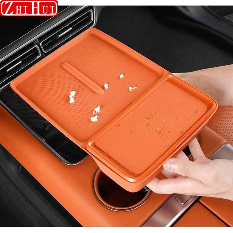 For Li Lixiang L7 L8 L9 2022 2023 2024 Car Styling Wireless Charging Pad Silicone Anti Slip Protection Pad Auto Accessories