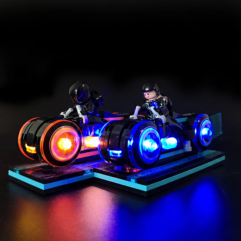 مجموعة إضاءة LED مناسبة لـ LEGO TRON Legacy 21314 لبنات البناء الطوب لتقوم بها بنفسك مجموعة ألعاب المصباح لا تشمل النموذج