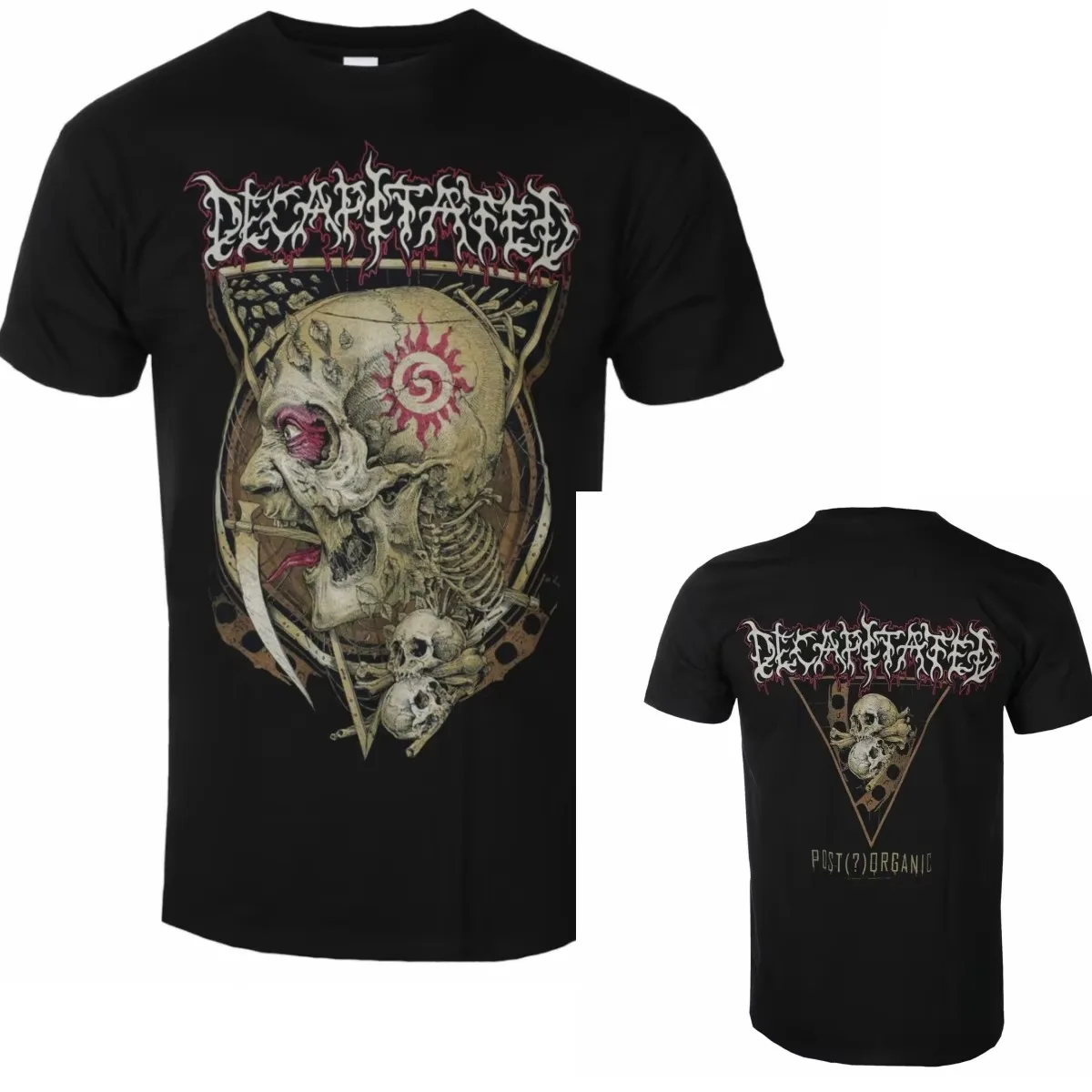 Decapitated Post (?) Organic Album Technical Death Metal Band Graphic T-Shirt Cotton Men Women Streetwear Tee