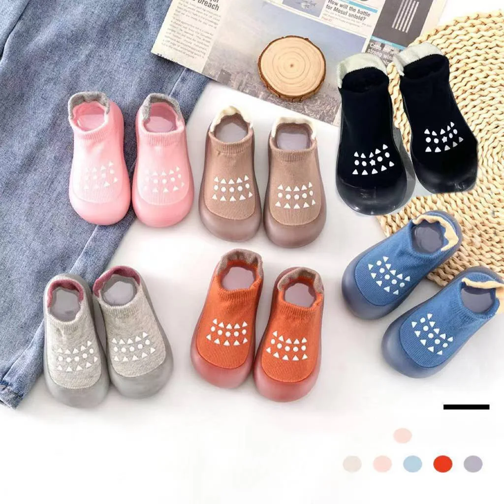 

Baby Sock Shoes Baby Walking Shoes Infant Non-Slip Breathable Slippers with Soft Rubber Sole Baby Boys Girls Sneakers