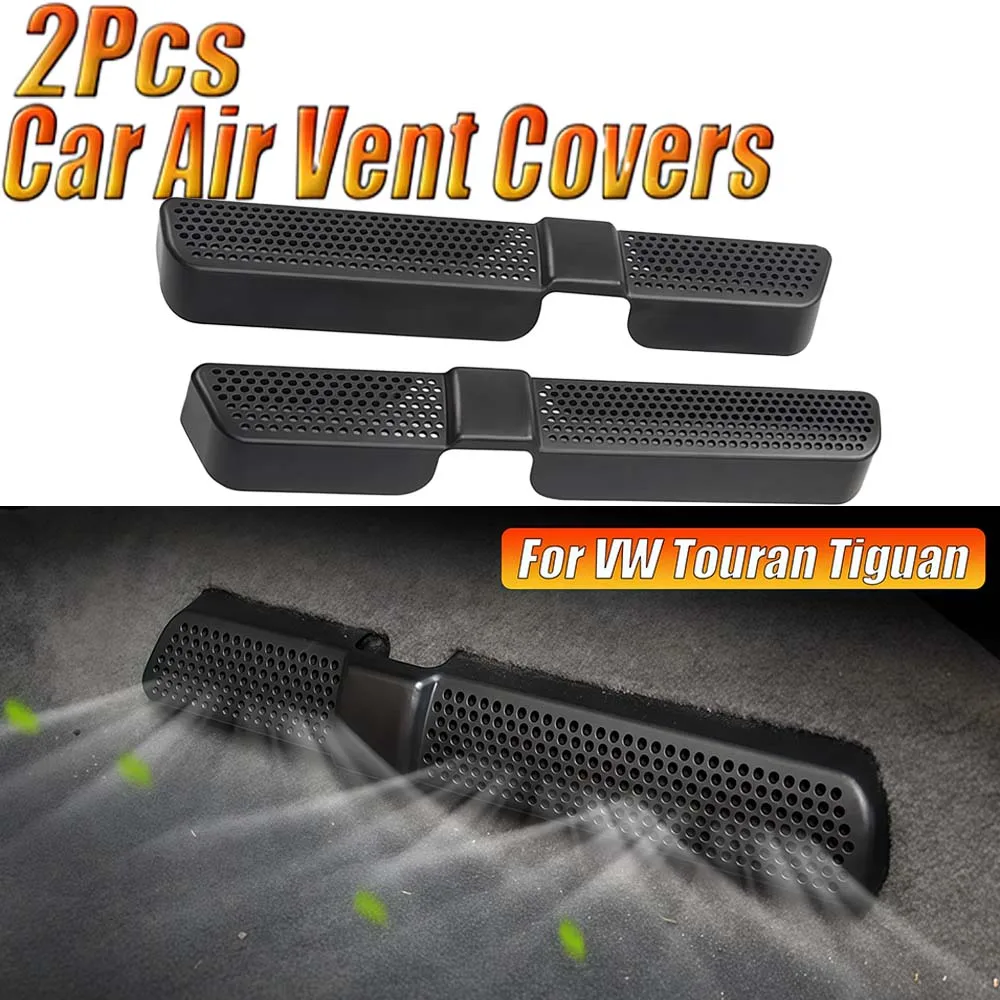 

2Pcs for VW Touran Tiguan Car Air Vent Covers Air Conditioner Duct Outlet Exhaust Dustproof Seat Floor Mounting Auto Accessories
