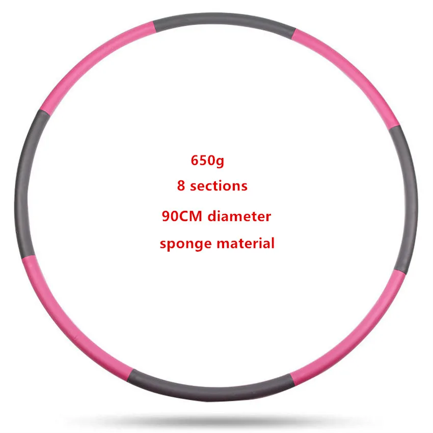 High Quality Hoola Hoop Female\'s Weight Loss Ring Adult Detachable Abdomen Fitnes Hoop Sponge