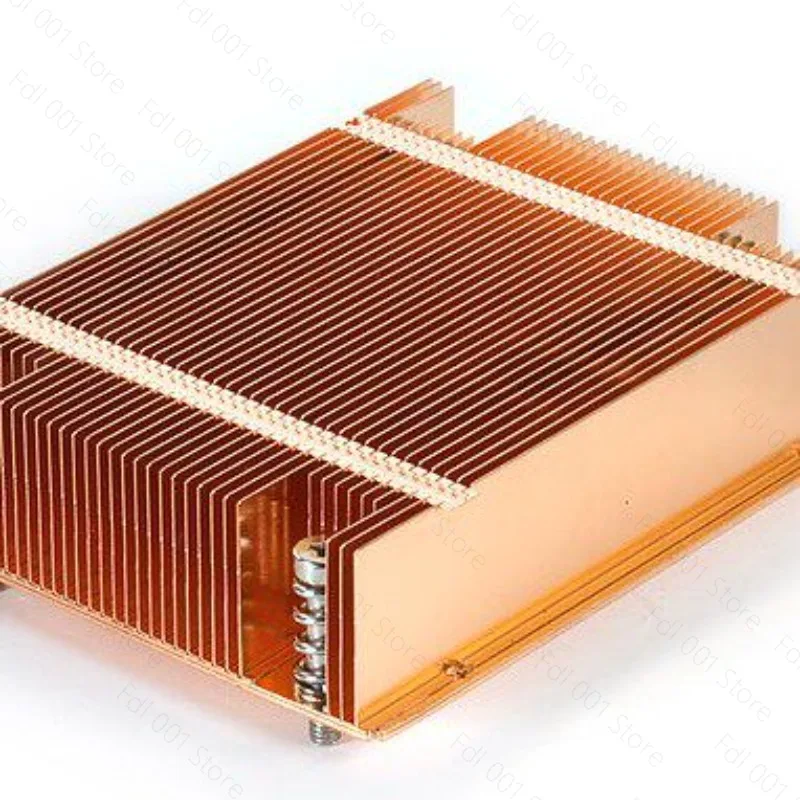 1U All-copper Vapor Chamber Server Heat Sink T318