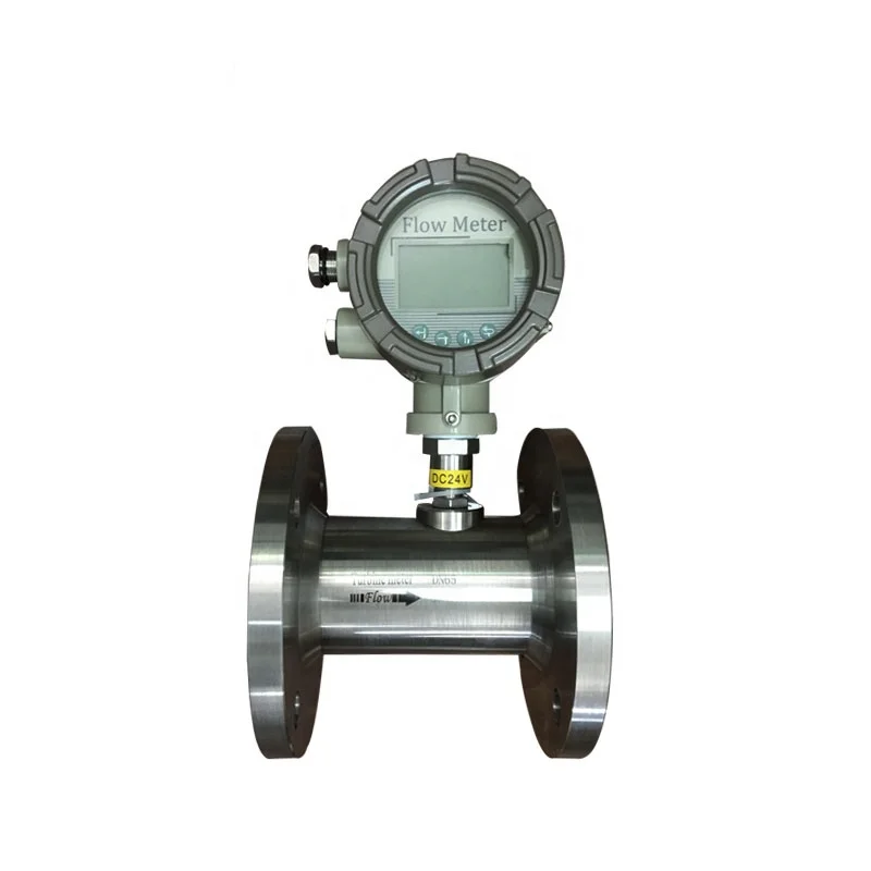 mini air water panel gas flow meter turbine flowmeter