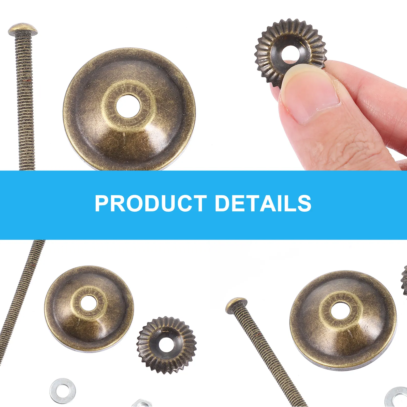 

Ceramic Cabinet Handles Washers Screw Rods Drawer Pull Door Knob Accessories Iron Parts Wardrobe Cupboard Hardware Durable