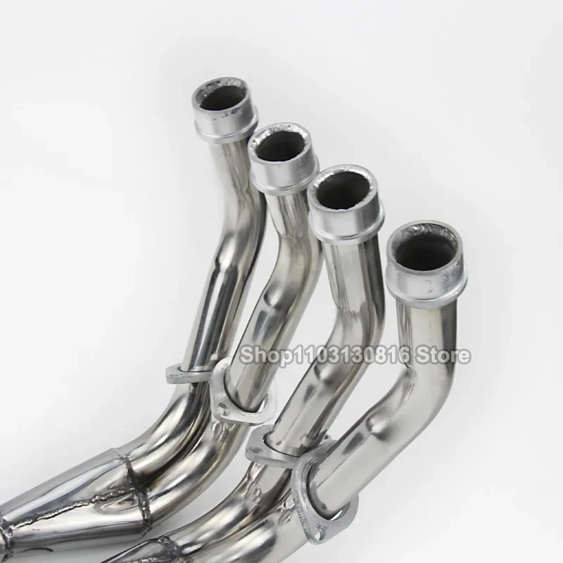 Slip On For Yamaha XJ6 XJ6N System Motorcycle Exhaust Modified Motorbike Front Mid Link Pipe Without 51mm Muffler delete sensor