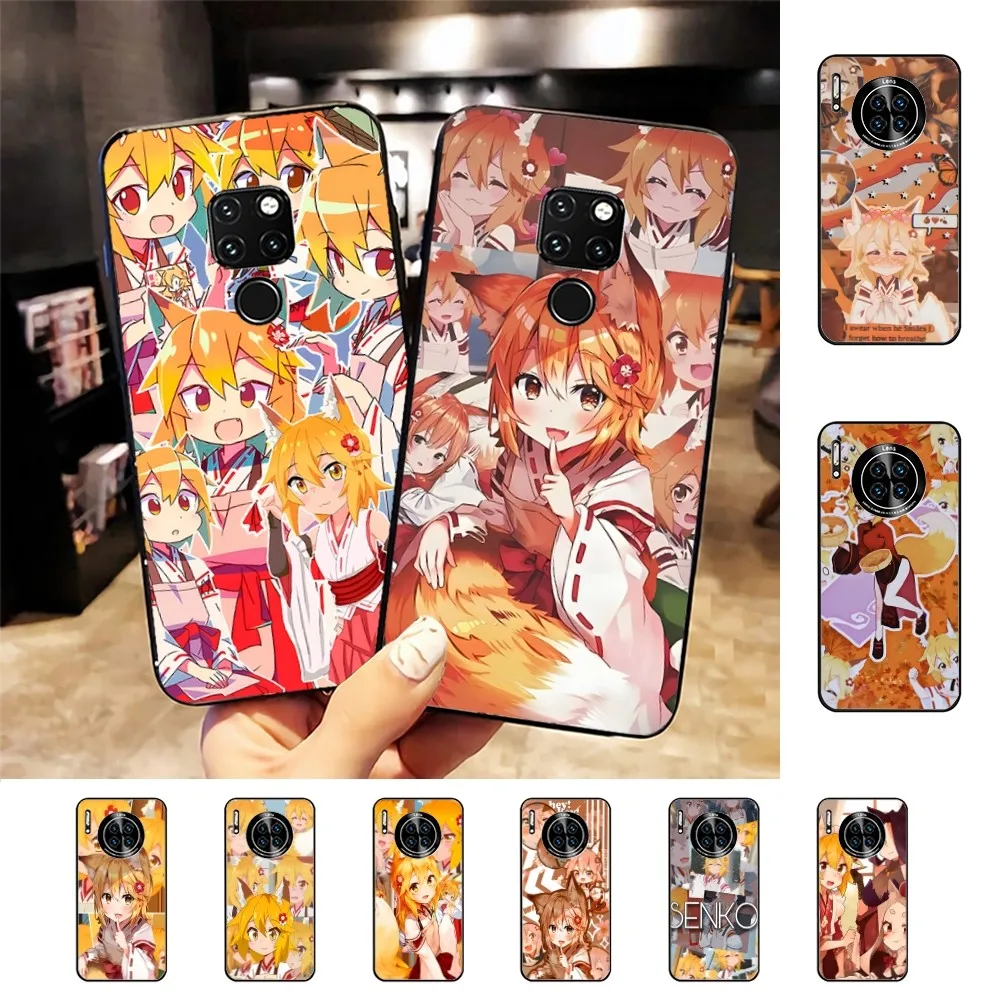 The Helpful Fox Senko-san Wall Phone Case For Huawei Mate 10 20 30 40 50 lite pro Nova 3 3i 5 6 SE 7 pro 7SE