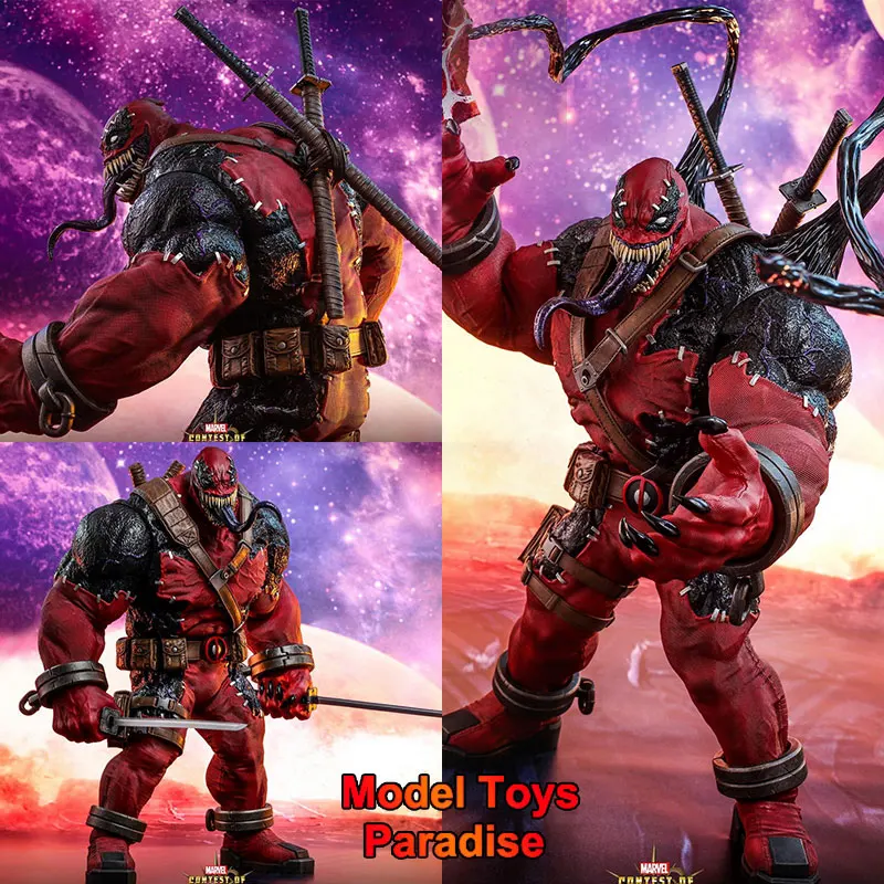 

HOTTOYS HT VGM35 1/6 Collectible Toys Anime Venompool Antihero Soldier 12Inches Action Figure Model Gifts