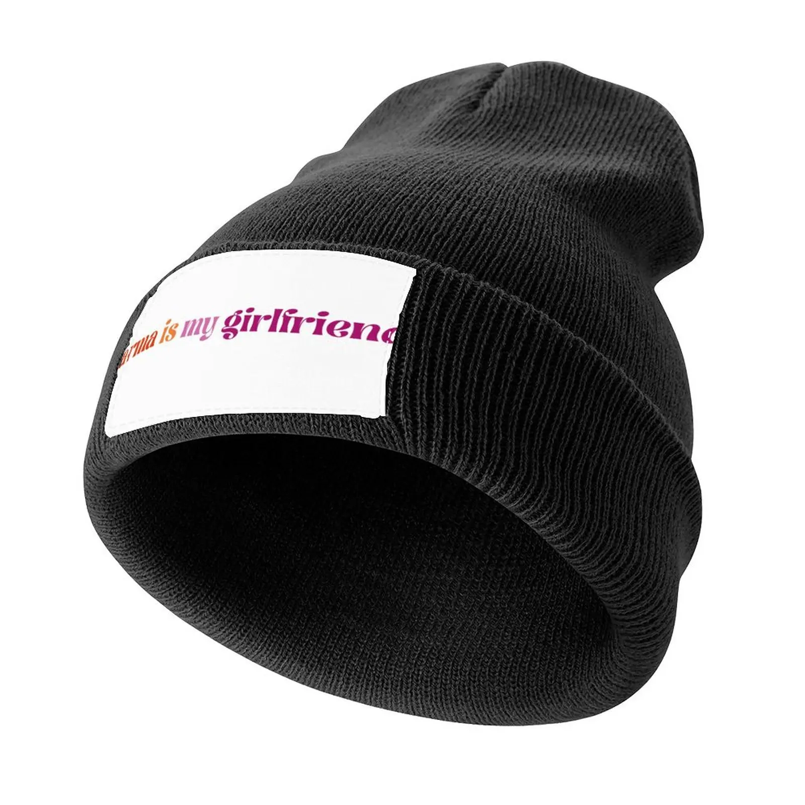 

Karma is My Girlfriend - Lesbian Knitted Cap |-F-| Sun Hat For Children Hat Baseball Cap foam party Hat Boy Women's