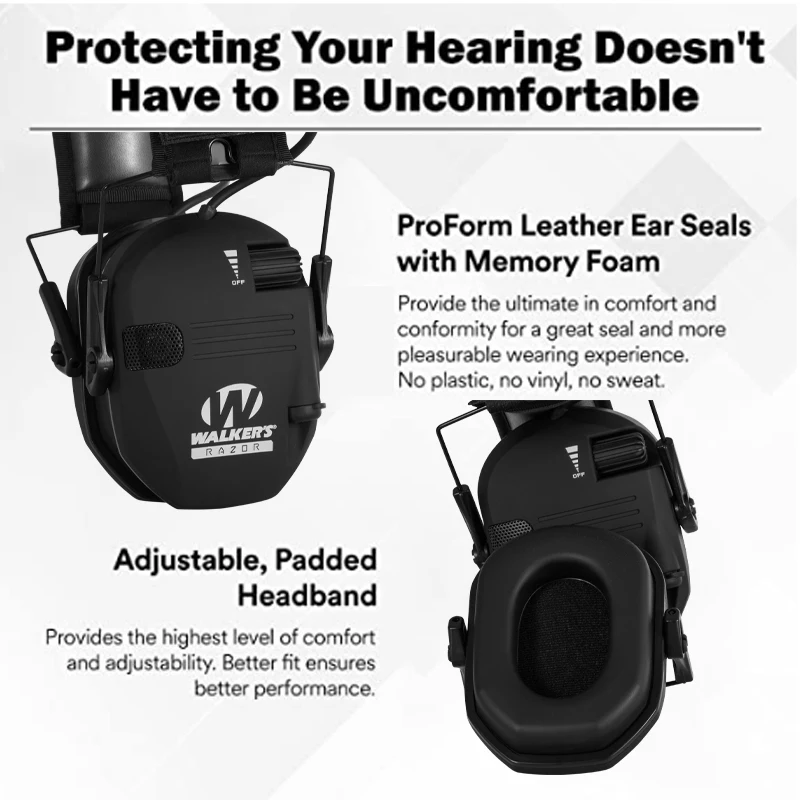 Top 1PCS/4PCS Electronic Shooting Earmuff Impact Sport Anti-noise Ear Protector Sound Amplification Tactical Hear Protective