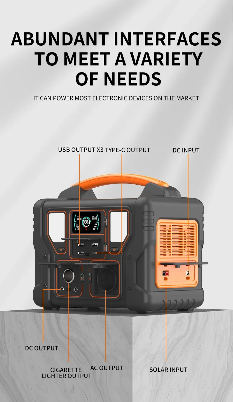 Alimentatore mobile esterno più caldo del 2023 anni 1200w 1248wh 5000w Centrale elettrica portatile di alimentazione di emergenza