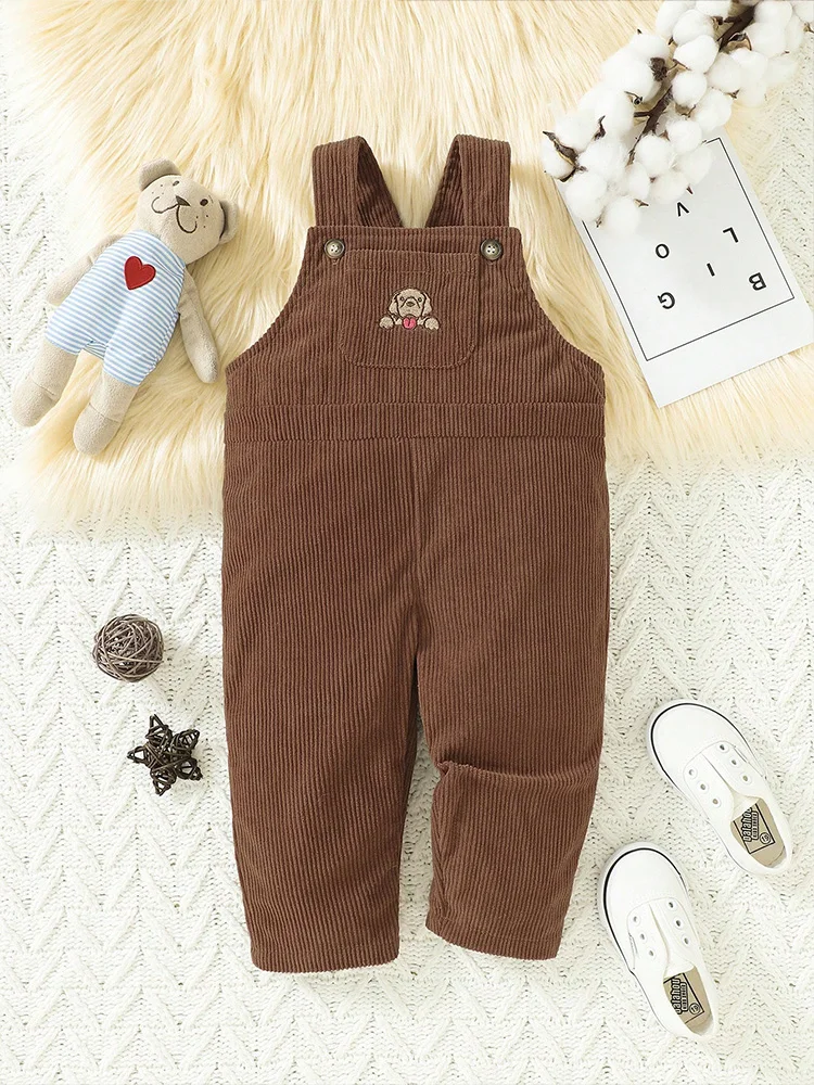 Baby Jumpsuit Boys and Girls Cute Cartoon Little Dog Pattern Romper Children Comfortable Casual Clothing 1-24M Baby Clothes