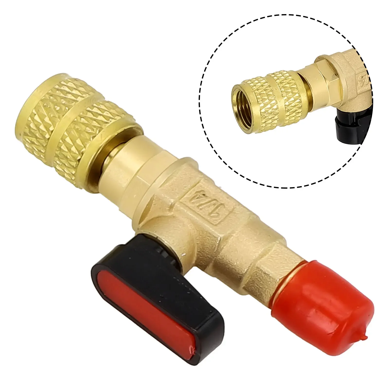 Parts Shut-off valve 1/2 ACME F X 1/4 SAE M Accessories For R32 Professional Replacement Thread Useful Practiacl