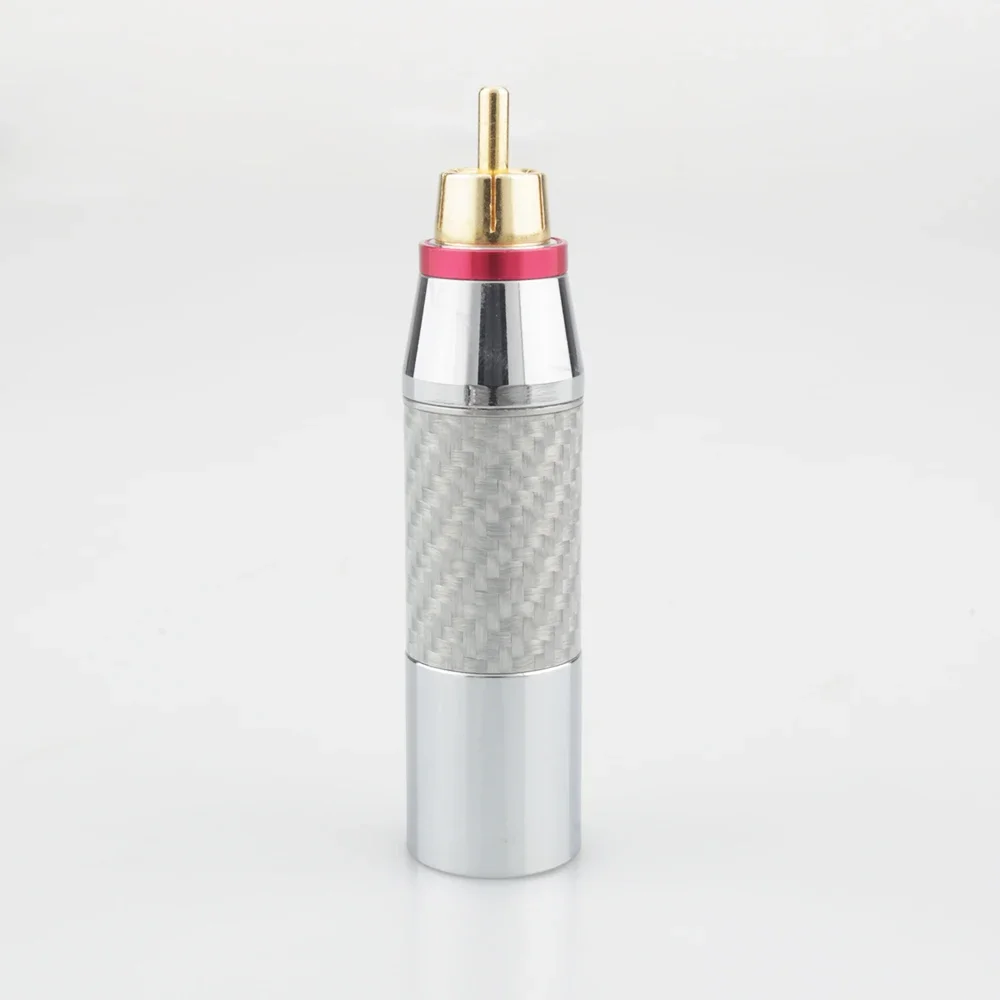 ألياف الكربون متوازن ذكر أنثى XLR إلى RCA التوصيل مرحبا فاي موصل قابس XLR 3 دبوس أنثى إلى RCA ذكر الصوت مهايئ الرافعة