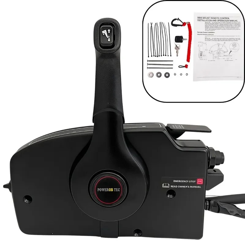Outboard Remote Control Box 881170A15 Side Mount for Mercury GNE I-4000 Boat Engine Steering Throttle Lever Marine
