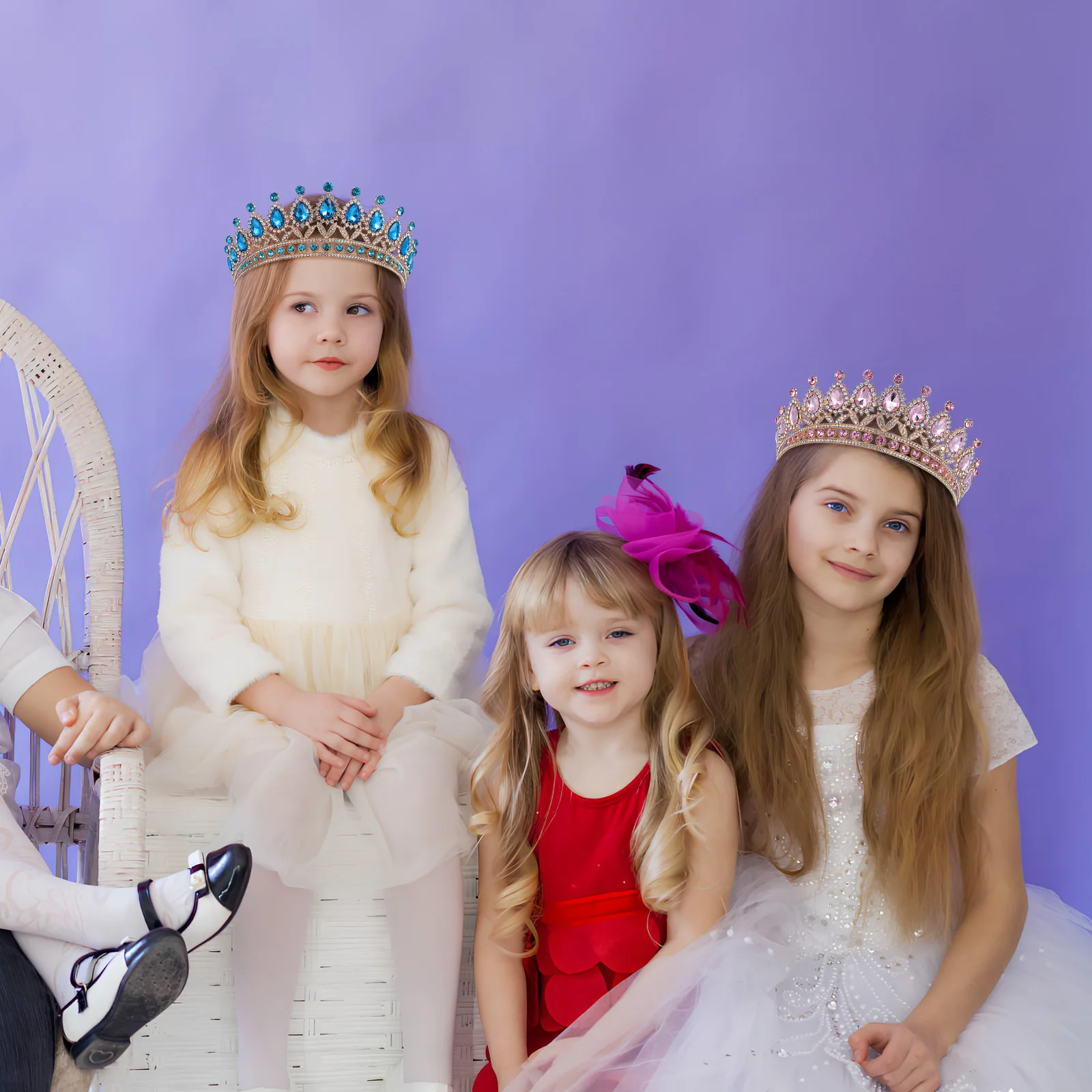 الماس تاج الشعر التبعي تاج الزفاف سبائك الزنك النساء خمر حفل زفاف أدوات الشعر اكسسوارات التصميم #5