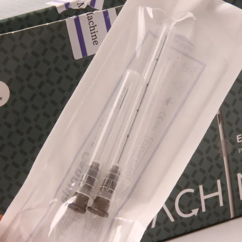 Imagen 2 del producto 50 unids/caja aguja de cánula de punta roma desechable 18g 21g 22g 23g 25g 27g 30g agujas de perforación para inyección de relleno hipodermico