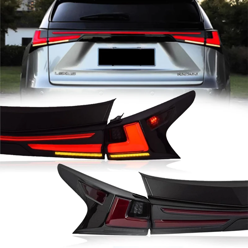 

For Lexus NX 2014-2021 Tail Light Assemblies Modified With NX200 NX300 LED Through Sequential Turn Taillights