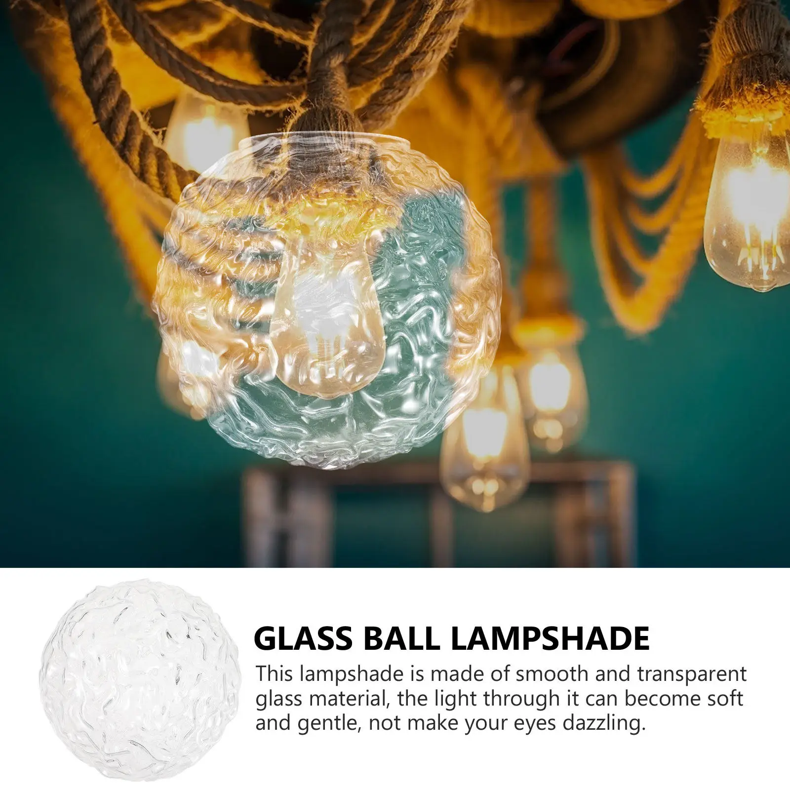 

Прозрачный стеклянный плафон для потолочных и настенных светильников, современный простой сменный колпак для лампы для гостиной и спальни