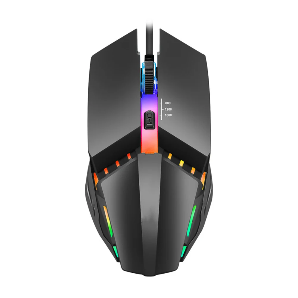 

Wired Mouse Colorful And Luminous Esports Game Mouse USB Optical Office Desktop Laptop Mouse Fast Without Delay Computer Parts