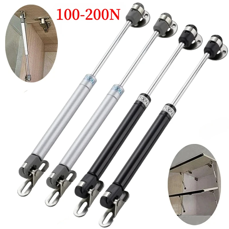 10/12Inch Home Cabinet Hydraulic Support Rod 10-20KG Kitchen Cupboard Safety Lift Support Hinge for Toy Box Furniture Hardware
