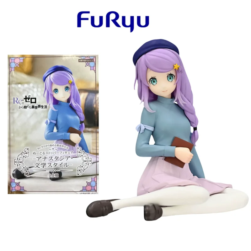 

В наличии оригинальная фигурка FURYU Re:Life in A Different World From Zero Anastasia Hoshin Literary Girl, фигурка с лапшой, аниме-фигурка