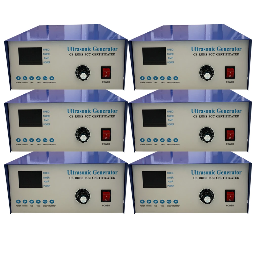 600w Variable Frequency Ultrasonic Generator With Timing Function And PLC Remote Control