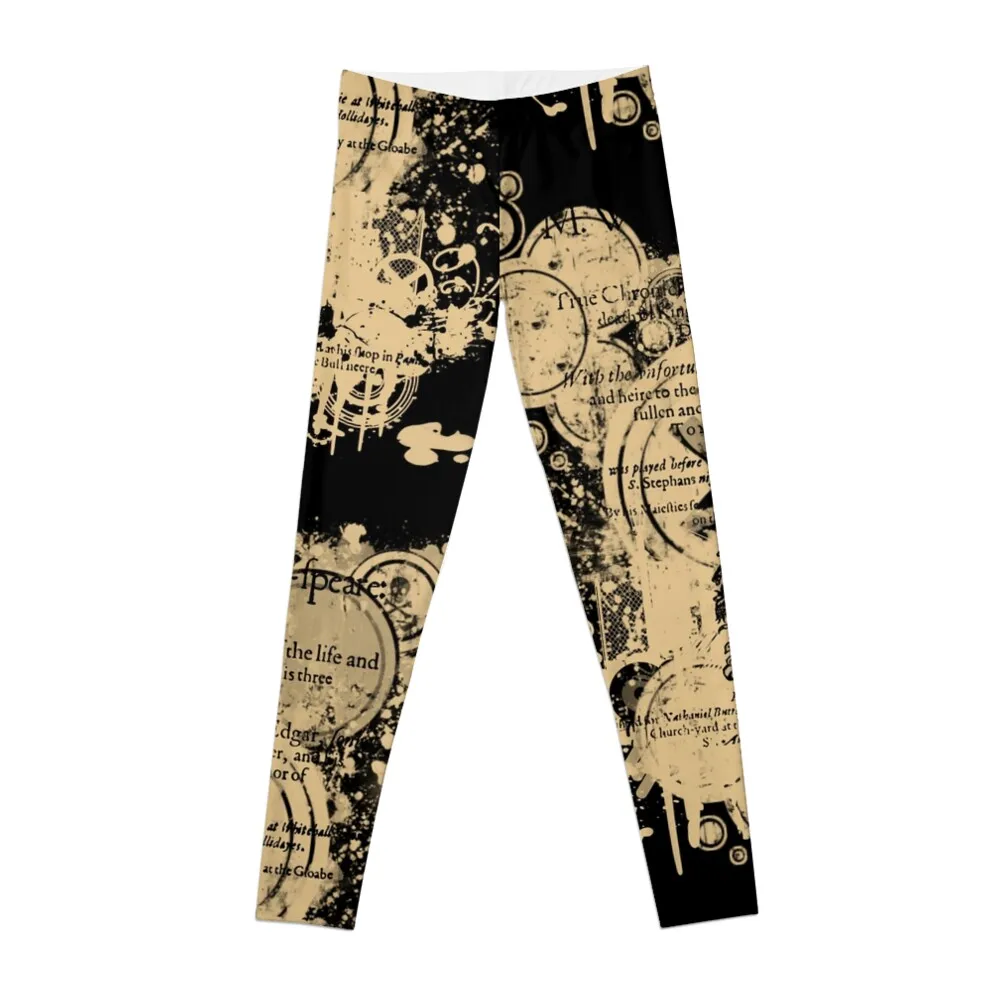 

Shakespeare's King Lear Front Piece Leggings workout shorts Sports pants woman gym's sportswear Legging sport Womens Leggings