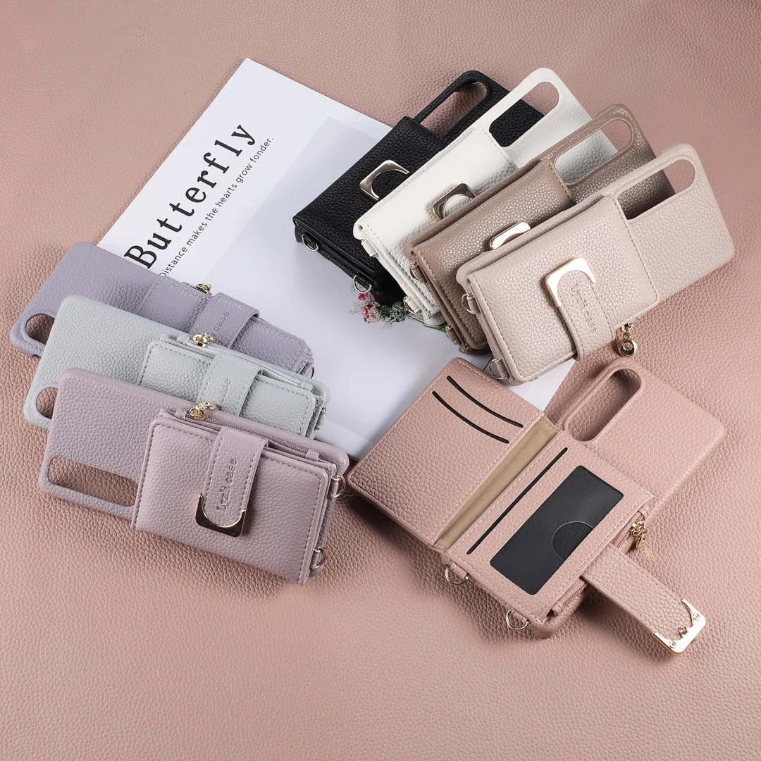 

For Sony Xperia 1 V VI VII Case Protective Shell Fashion Leather Wallet Card bag Texture Back Cover