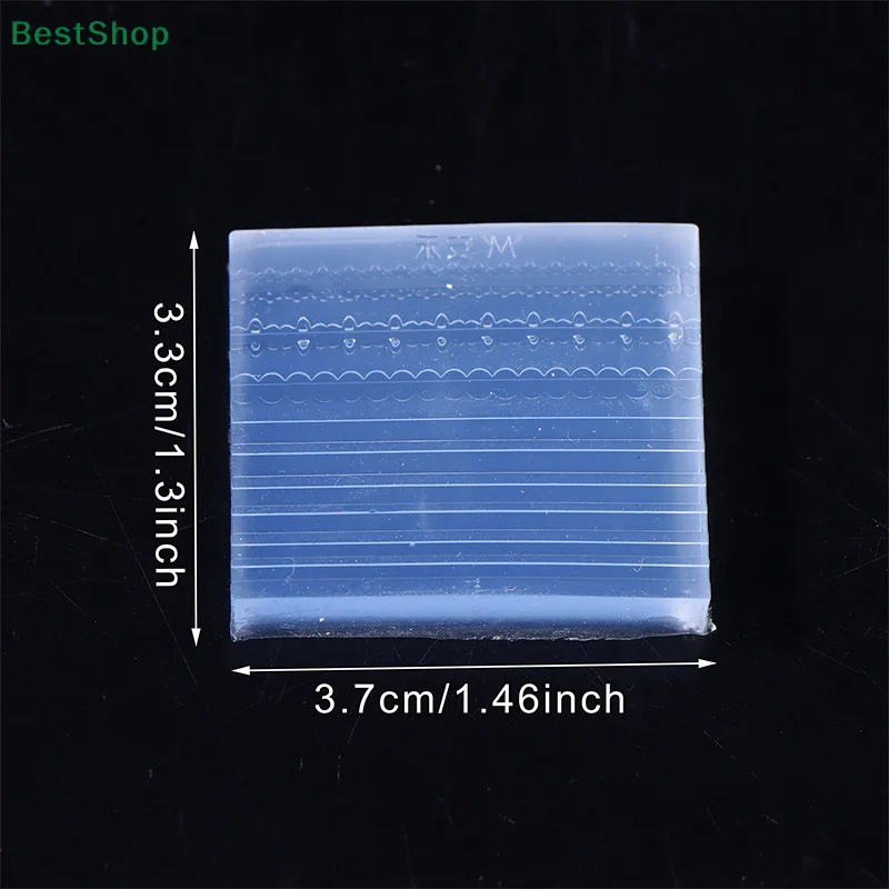 💦 Forma silikonowa 3D do zdobienia paznokci, wzór kokardki i koronki, do samodzielnego tworzenia dekoracji paznokci, przezroczysty szablon do manicure