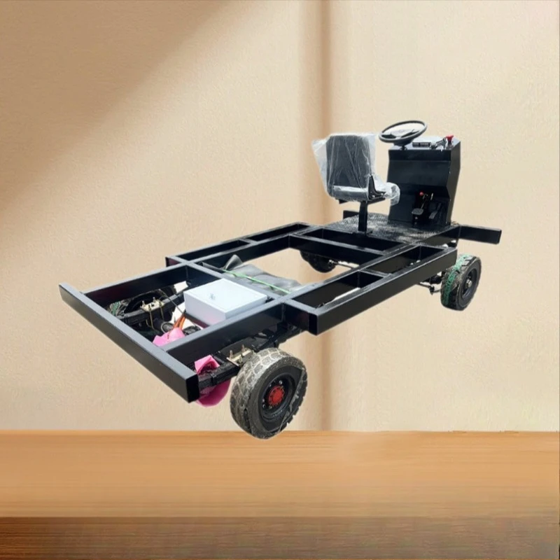 Load-type electric four-wheel parade float chassis festival celebration color sculpture multi-functional scenic spot