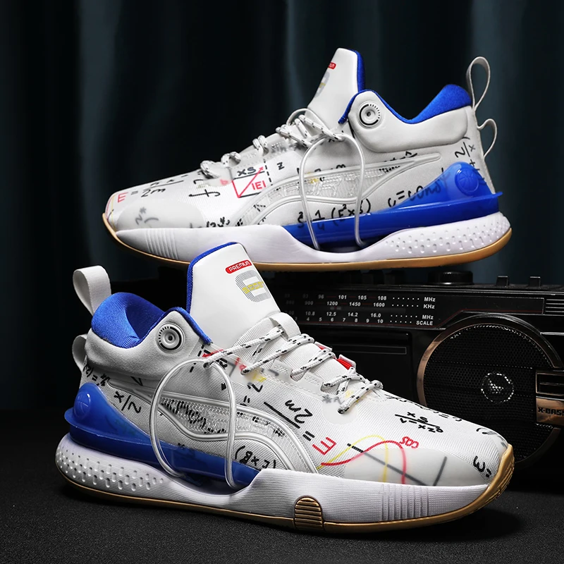 

Unisex Basketball Shoes All-Season - Non-Slip Wear-Resistant Practical Sports Shoes for Running & Casual Wear