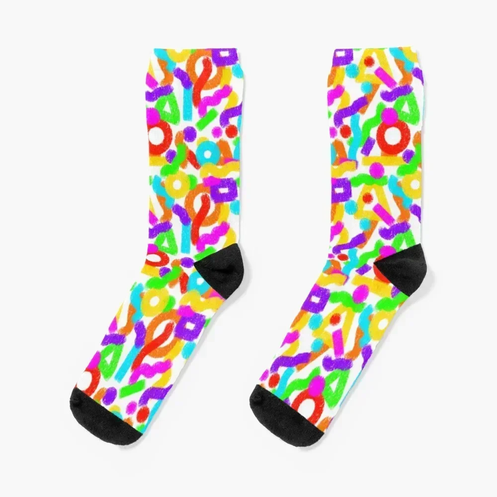 

Rainbow Pattern Socks Rugby gym Man Socks Women's