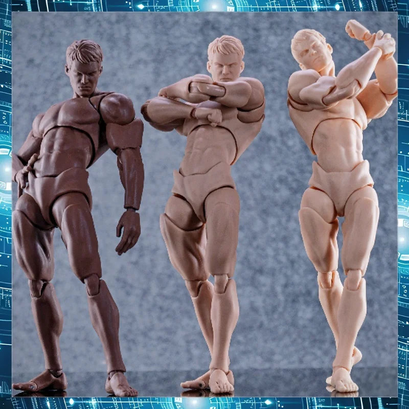 

In Stock 2025 Wind Toys 1/12 Male Muscle Action Figure Ultra Articulated Body Toy For Hobbies Robot Mannequin Pvc Model Manikin