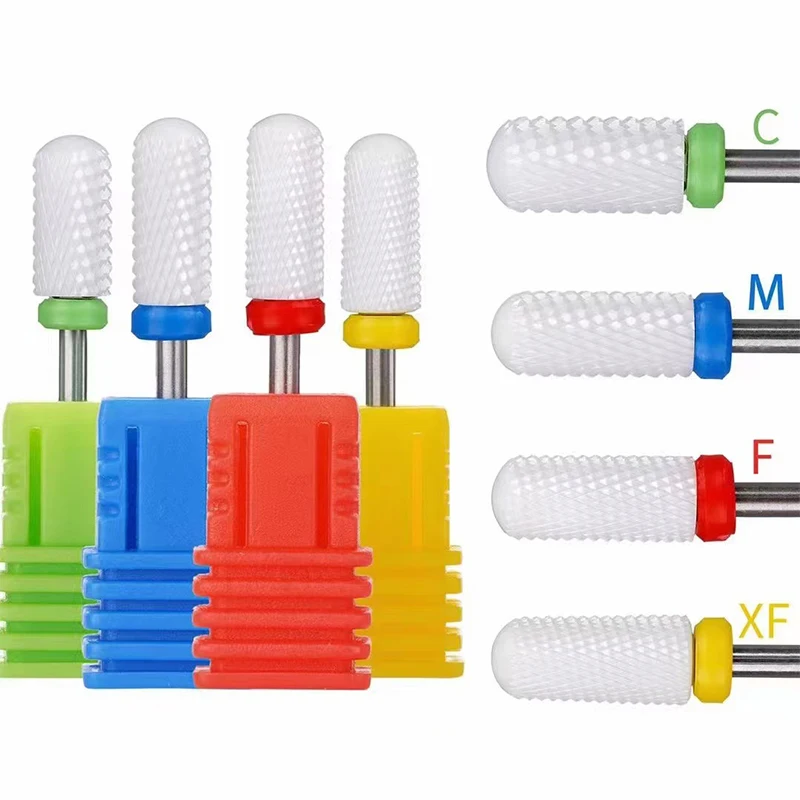 【HBS-7】1Pcs Nail Drill Bit Pedicure Cleaning Polishing Tools Ceramics Remove Dead Skin Nail Tool Nail Specific Tools