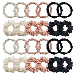Fine Imitation Silk Girls High Elastic Seamless Hair Rope Durable Woman No Crease Ponytail Holder Rubber Band Hair Accessories