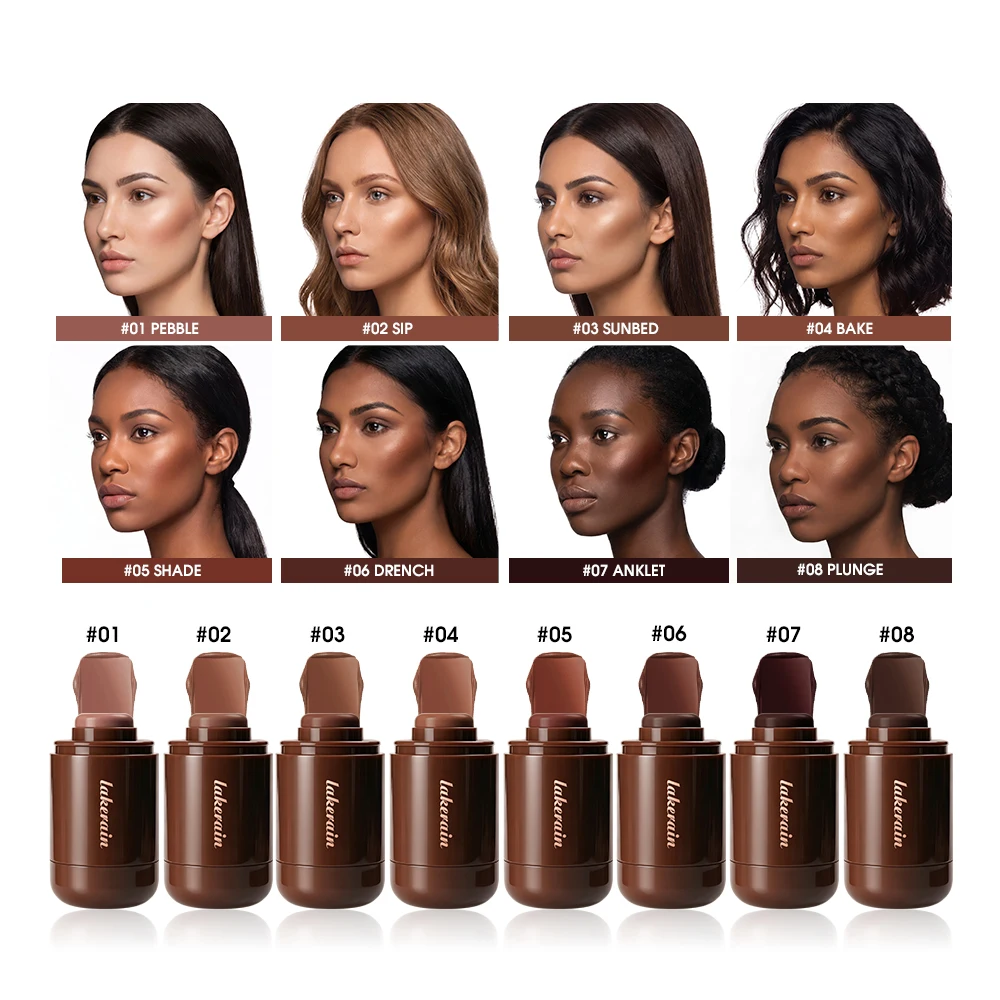 3D Contour Stick Packet Bronzer Cream Stick Face Contour Blush Cream Cheek Easy To Apply Color Makeup