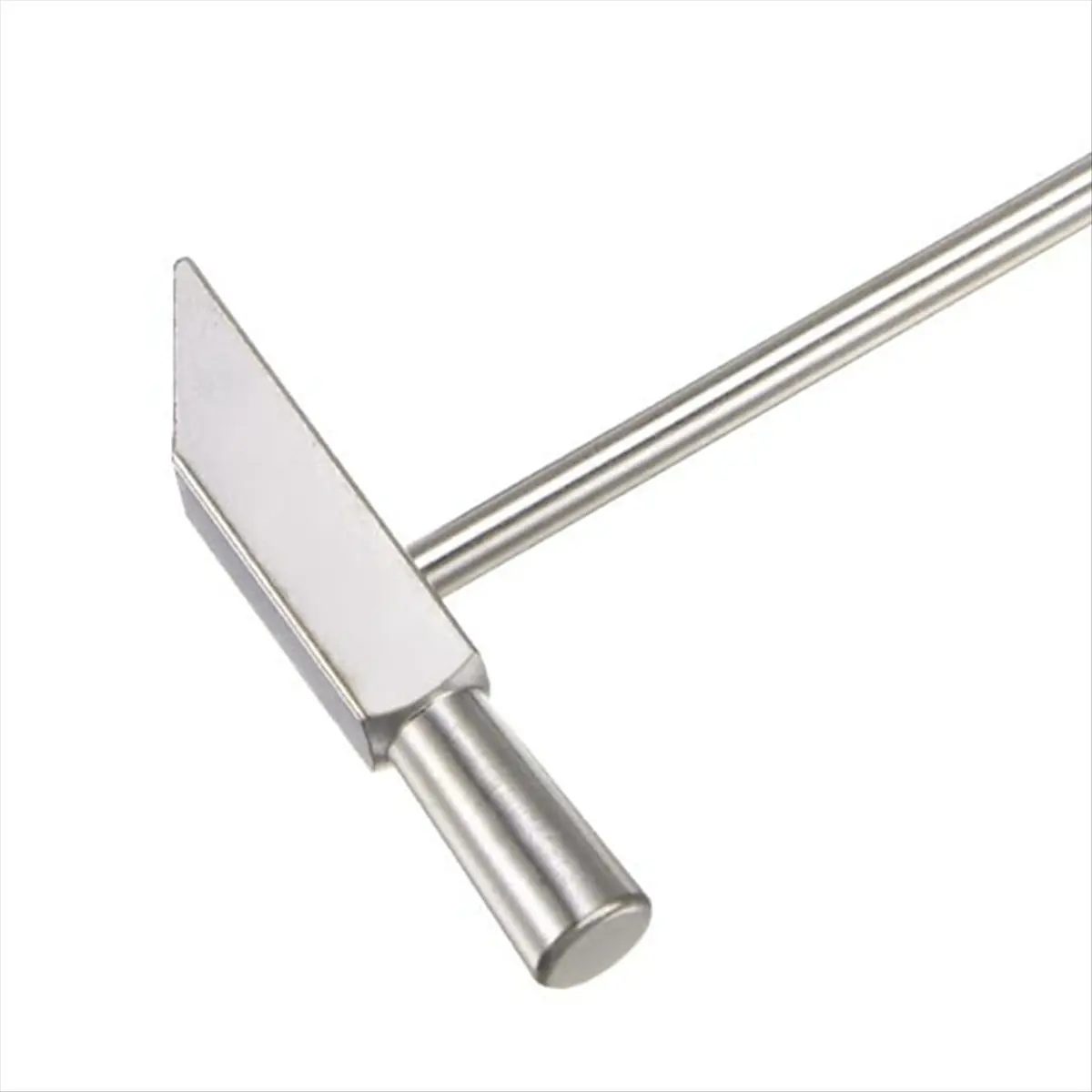 AA14 2pcs Double Face Small Metal Hammer 8 Inch Round Triangle Dual-Head Multifunctional Mallet