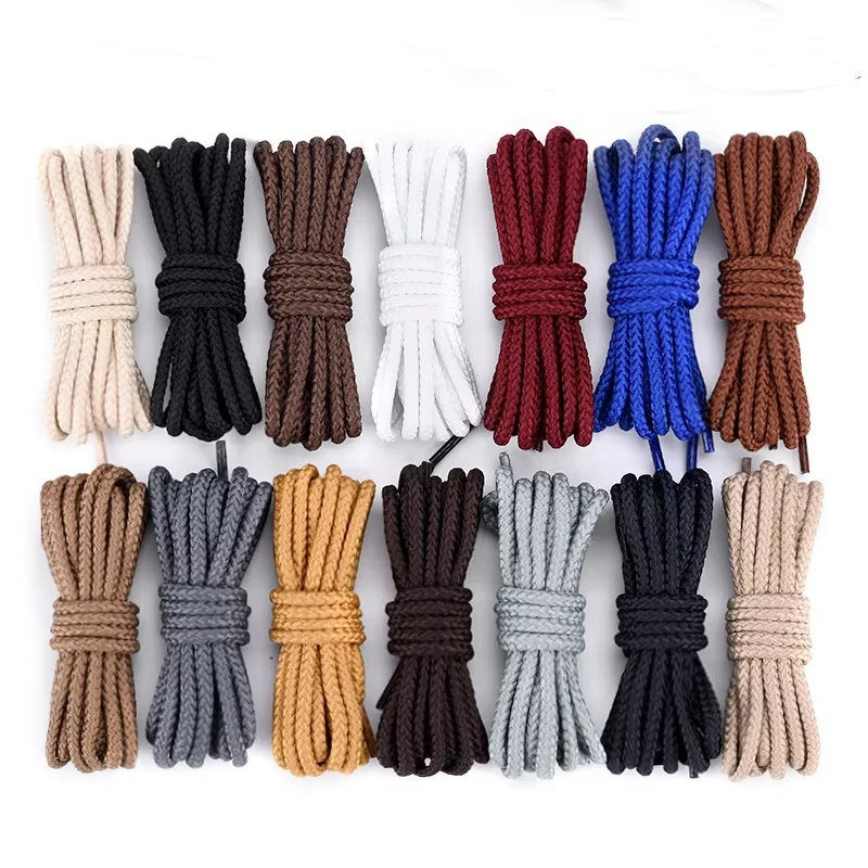 1Pair Round shoelaces Outdoor hiking Boot laces Sneakers Casual Shoes High-Quality Shoelace 80/100/120/140/160cm