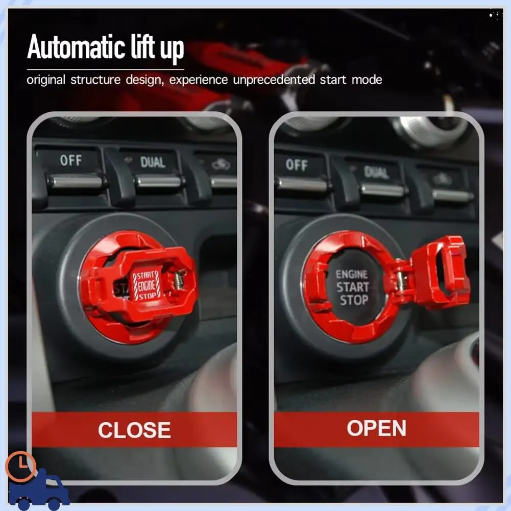 Durable Decor Car Protector Push Start Switch Button Cover Protector Start Stop Button Cover