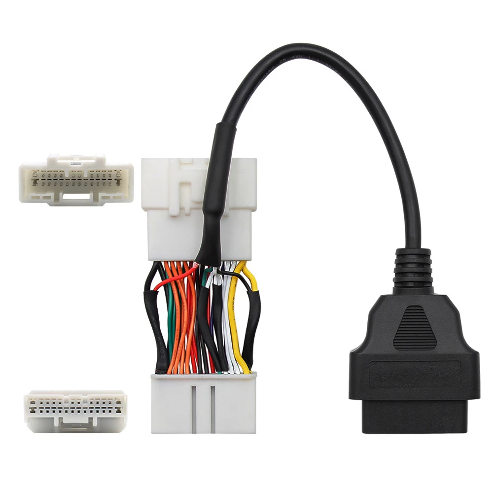 OBD2 Connector Voor Tesla Model 3 Y 20/26Pin Obd 2 Diagnostische Auto Gereedschap Man Vrouw Om 16Pin Kabel voor Tesla Model Y Auto Adapter