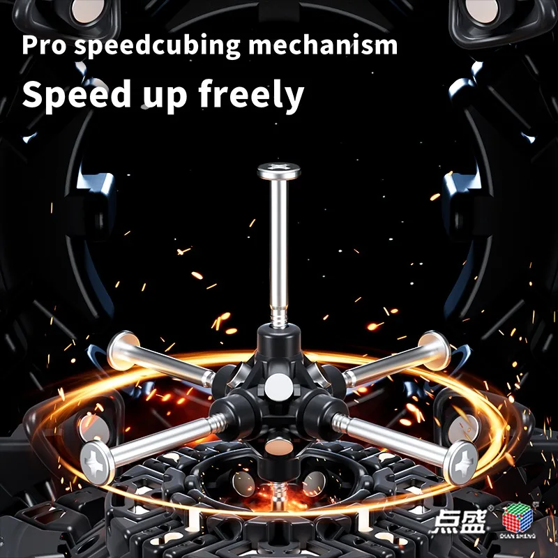 DianSheng Mini 7x7 M Magnetische Magische Kubus Snelheid Puzzelspellen Verjaardag Speelgoed