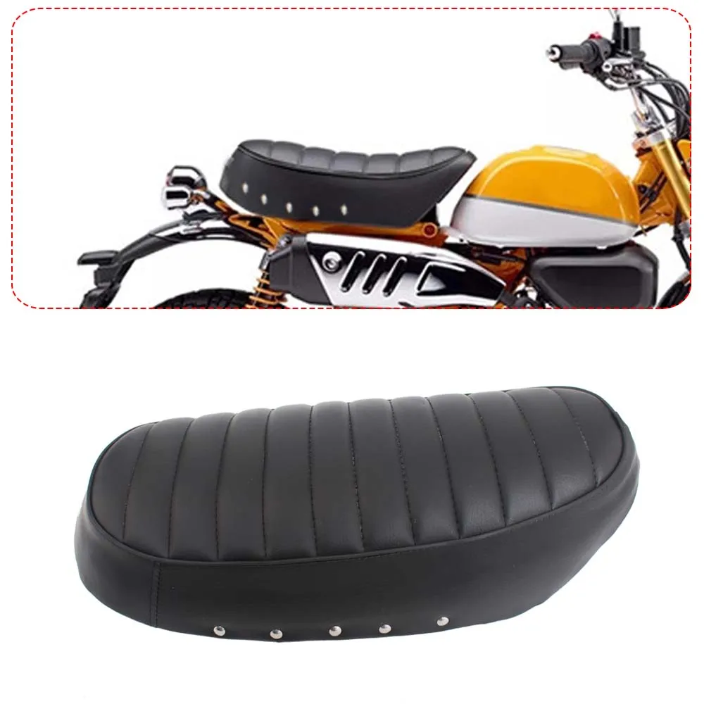 

Motorcycle Solo Seat Chopper Saddle Vintage Black Cushion Parts Fits For Honda CT70 1969-1971