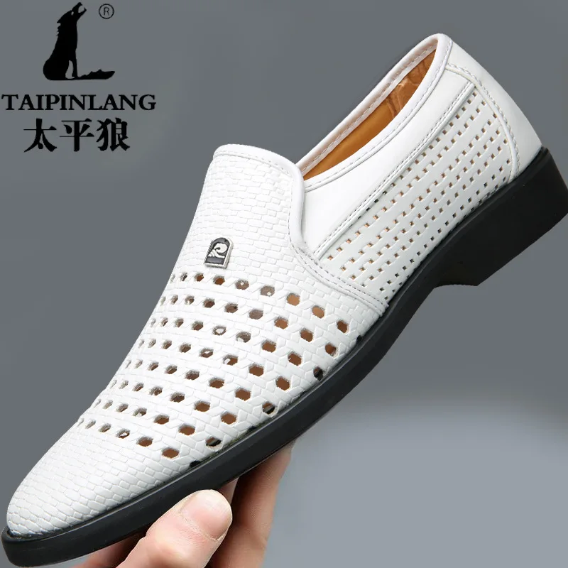 2024 New Soft Sole Men's Sandals, Leather Shoes, Men's Business Shoes, Men's