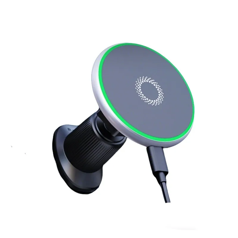 For Car Trend Car Wireless Charging Bracket Cross-border Car Mobile Phone Bracket Magnetic Attraction