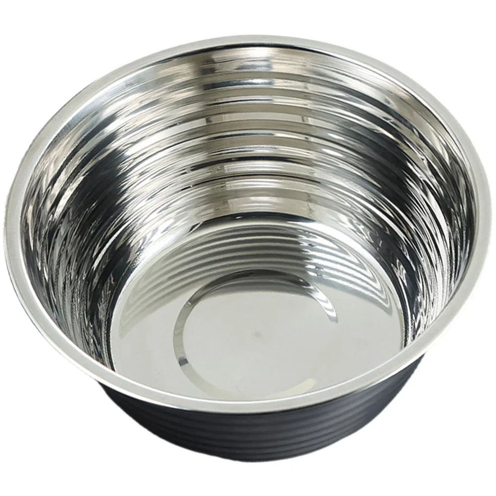 

Stainless Steel Soup Bowl Deep Round Food Serving Bowl For Salad Fruit Mixing Kitchen Tableware Multi-Function Storage Pot