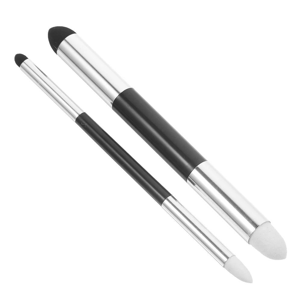 2pcs Blending Sponge Pen Double Headed Washable Reusable Detail Correcting Tool For Highlight Shadow Art Erasers Drawing Tools